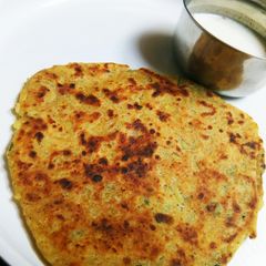 Leftover khichdi paratha A picture of Leftover khichdi paratha.