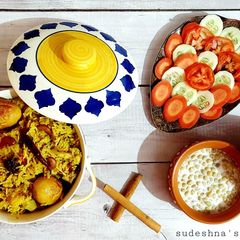 A picture of Spicy Egg Pulao.