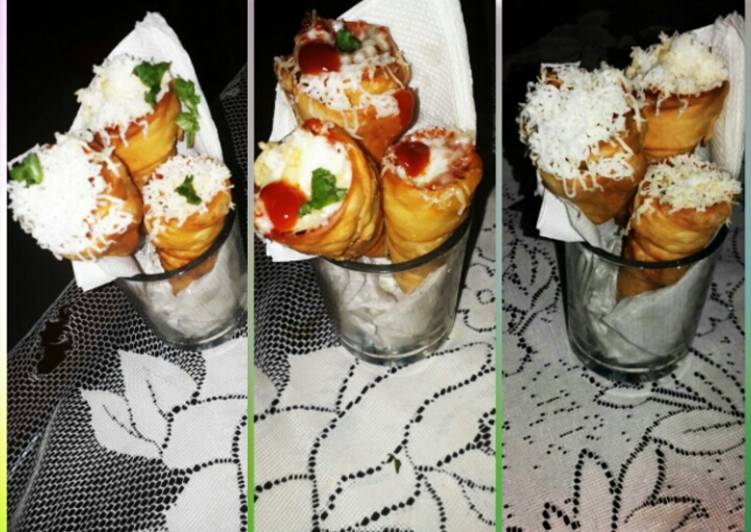 Step-by-Step Guide to Make Yummy Cone pizza