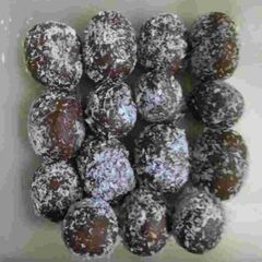 A picture of Chocolate balls.
