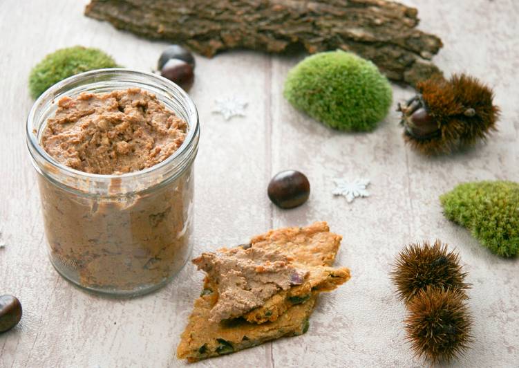 Recette de Fait maison Terrine de marrons au tofu fumé