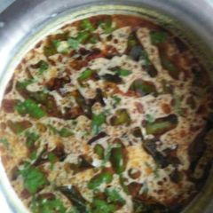 A picture of Dahi Besan wali kadhi.