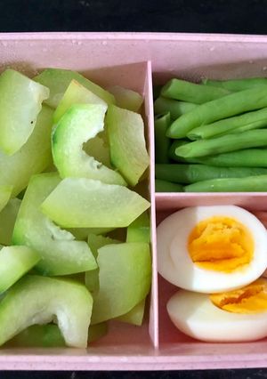 Hình của món Eat clean rau củ.