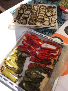 Una foto de Verduras asadas