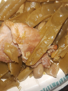 A picture of Slower Cooker Green Beans.