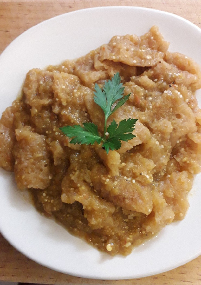 Una foto de Chicharrón en salsa, listo en 20 minutos