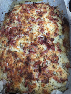 Una foto de Patatas gratinadas con bacon