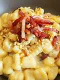 Gnocchetti gorgonzola speck e noci -Malloreddus-