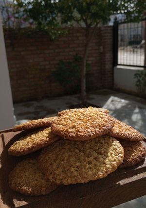 Una foto de Galletitas de avena y naranja