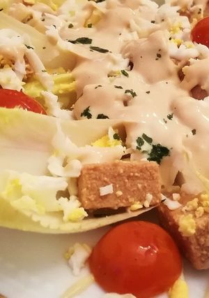 Foto principal de Endivias con huevas de bacalao