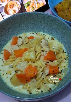 Foto resep Cream Soup Fusilli Kentang Wortel