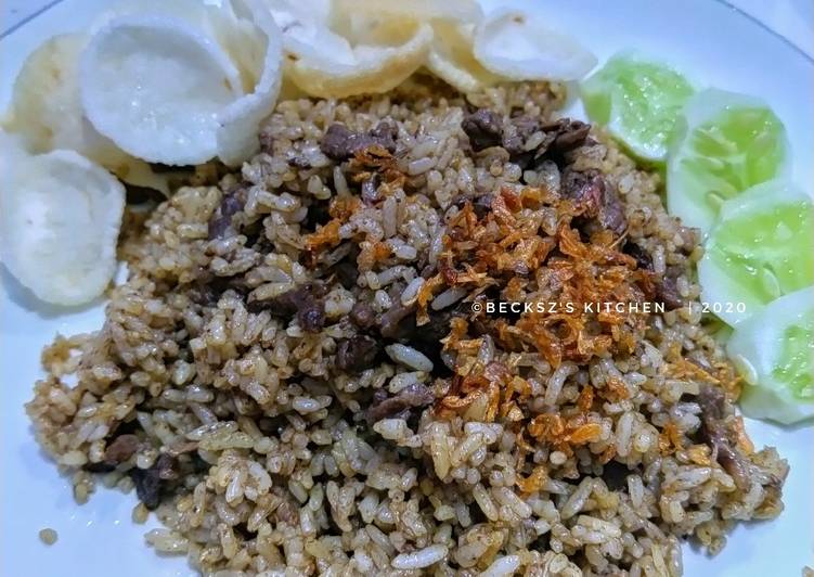 Cara Menyajikan 155 Nasi  Goreng  Kambing  Ala Kebon  Sirih  