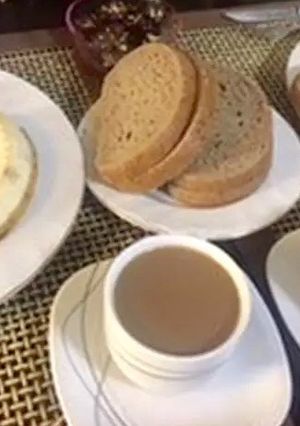 عکسی از دستور صبحانه رژیمی