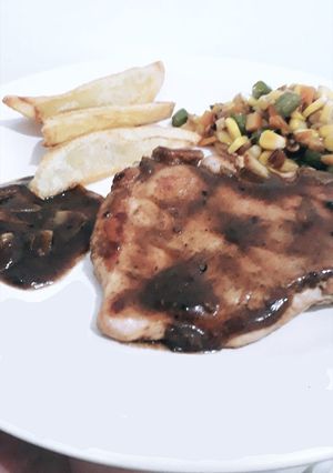 Foto resep Blackpapper Steak Simpel Tanpa Pemanggang