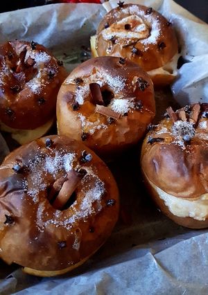 Una foto de Manzanas asadas
