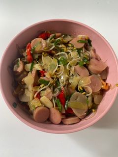 Foto resep Tumis toge bakso sosis