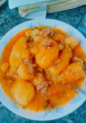 A picture of Stewed Matoke.