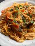 Canned Sardines & Tomato Spaghetti