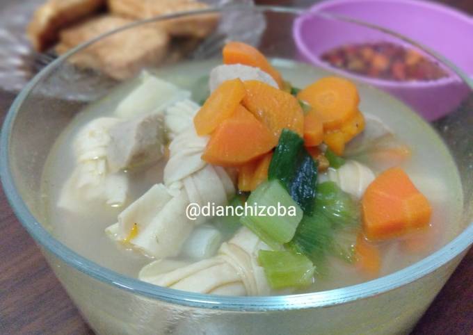 Sup kembang tahu simple