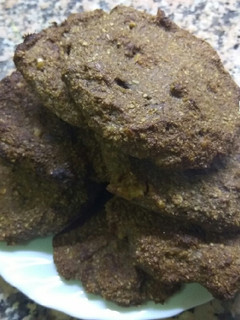 Una foto de Galletas de avena, plátano y cacao