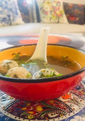 A picture of Thai Meatballs Soup.