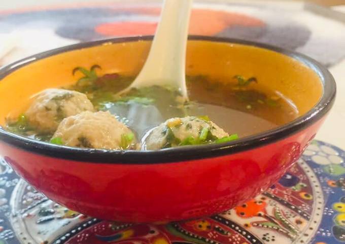 Simple Way to Prepare Speedy Thai Meatballs Soup