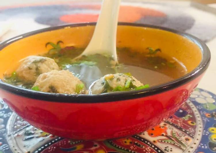 Recipe of Favorite Thai Meatballs Soup