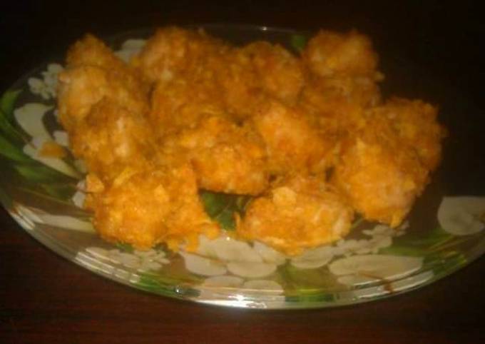 Oil free baked chicken nuggets(Ramadan iftar)