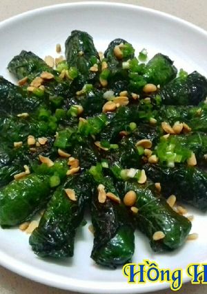 Hình của món Chả Lá Lốt Cuốn Đậu Hủ Chay.