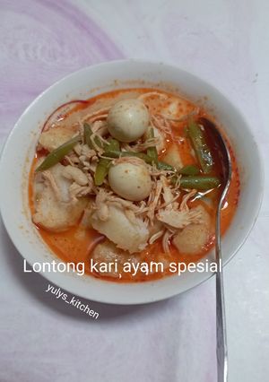 Foto resep Lontong kari ayam spesial