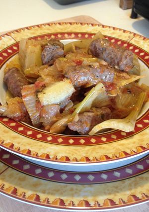 A picture of Fennel and Sausage Stew.