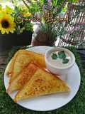 Garlic Bread Ketagih Sup Mushroom