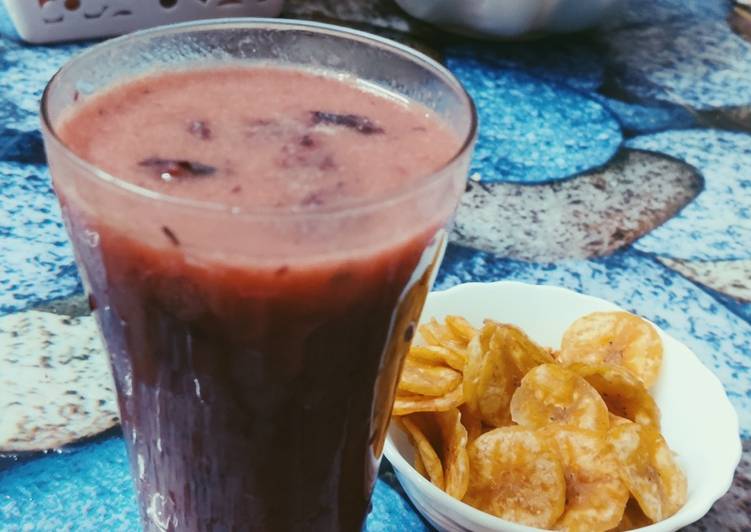 Steps to Prepare Favorite Mixed fruits Juice