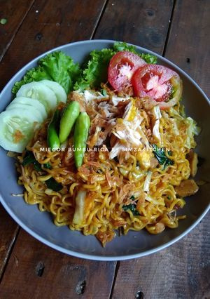 Foto resep Mie goreng bumbu rica