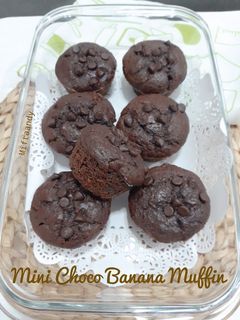 Foto resep Mini Choco Banana Muffin