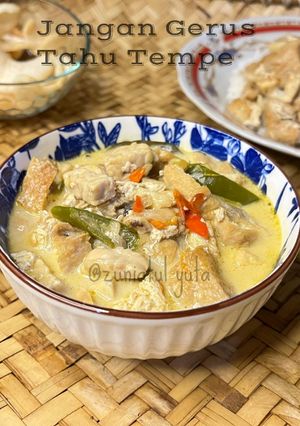 Foto resep Jangan Gerus Tahu Tempe