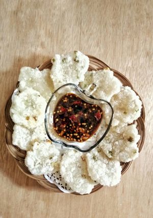 Foto resep Cireng salju bumbu rujak