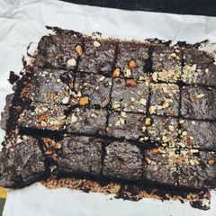 A picture of Almond Brownies (whole wheat).