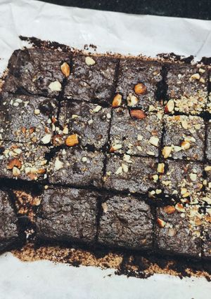 A picture of Almond Brownies (whole wheat).