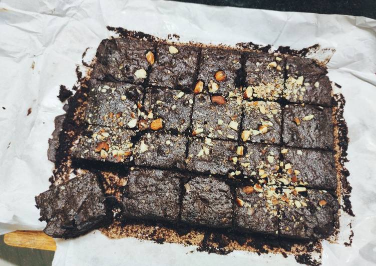 Simple Way to Prepare Perfect Almond Brownies (whole wheat)