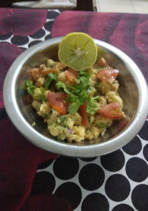 A picture of Masala chana chaat.
