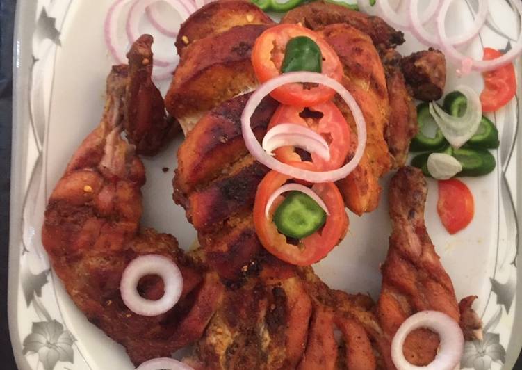 Recipe of Super Quick Baked chicken grill by Mahi Ahsan Shah