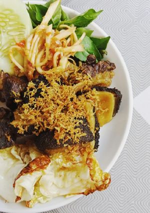 Foto resep Babat goreng serundeng sambel pencit
