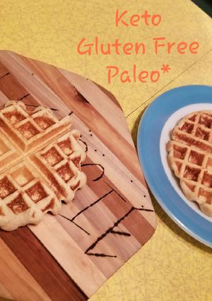 A picture of KETO Belgium Waffles.