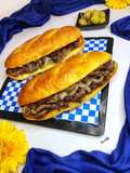 ساندوتش فيلادلفيا اللحم بالجبنة 🌯 Philly Cheesesteak Sandwich