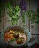 Karalábéleves májgombóccal 🥣🥣🥣
