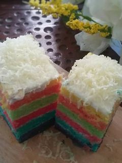 Foto resep Rainbow cheesecake
