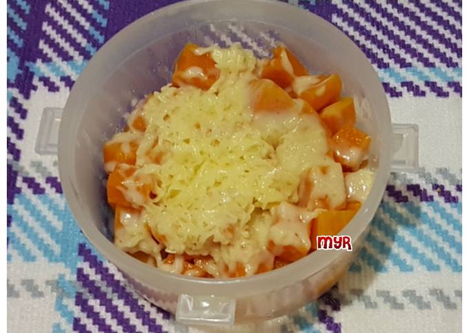 Baby butternut kukus keju (Cemilan u/ baby 12bln) foto resep utama