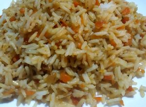 Foto principal de Arroz basmati con verduras (Thermomix)