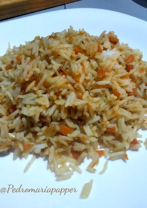 Una foto de Arroz basmati con verduras (Thermomix)